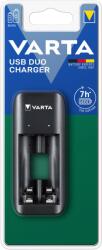 VARTA USB töltő, 2 foglalat, AA / AAA, elem nélkül (57651101401)