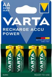 VARTA POWER akkumulátor ceruza/AA 2600 mAh BL4 (5716101404)