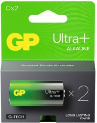 GP Batteries Alkáli elem UltraPLus GP R14 (C) 2 db (GP14AUP-PGB2)