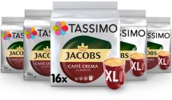 TASSIMO Jacobs Café Crema XL kávékapszula készlet, 80 ital x 215 ml, 80 kapszula