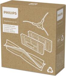 Philips XV1492/10 cserekészlet, a Philips 9000-es sorozatú robotporszívóhoz: 1 fő kefe, 1 oldalsó kefe és 2 mosható HEPA11 szűrő (XV1492/10)