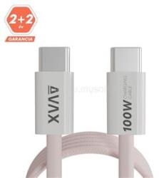 AVAX CB610P MAGNETY 100W 1m USB-C adat- és töltőkábel (AVAX_CB610P) (AVAX_CB610P)