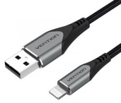 Vention USB-A - Lightning kábel 0, 5m fekete (LABHD)