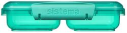 Sistema Kétrekeszes uzsonnás doboz, 350 ml, zöld (41942)