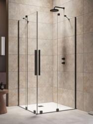 Radaway Furo Black KDD szögletes fekete zuhanykabin 80B+100J (10105080-54-01L+10105100-54-01R)