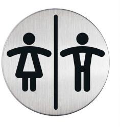 DURABLE Információs piktogram, öntapadó, DURABLE Női-Férfi WC (DB492023) - iroda24
