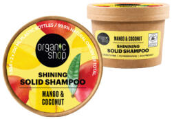 Organic Shop Ragyogást adó szilárd sampon mangóval és kókusszal - 60g (kifutó)