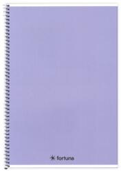 Fortuna Caiet spirală FORTUNA Monocolor A/5 70 coli mov pastel 01.02125 (01.02125)