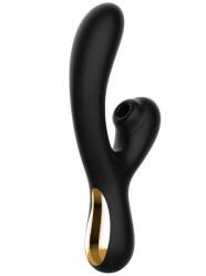 Passion Labs Vibrator Anna G-Spot Vibrating&Sucking Silicon USB Negru Passion Labs Vibrator
