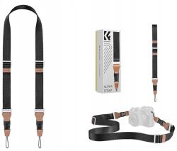 K&F Concept Fényképezőgép szíj K&f 160 cm Fekete KF13.115V1 (KF13.115V1)