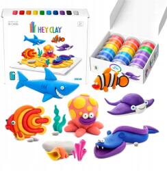 IMC Toys Hey Clay Műanyag Massza Óceán állatok tubusok Tartozékok +18 Bögre (HCL15014)
