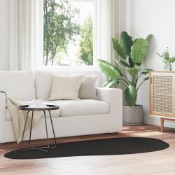vidaXL Килим HUARTE Черно 100 x 200 cm Полиестер (4103797)