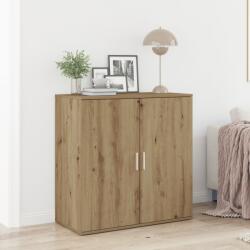 vidaXL Служебен шкаф Дъб 79 x 38 x 80 см Инженерна дървесина (862268)