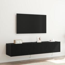 vidaXL TV стенен шкаф 2 бр. Черния дъб Инженерна дървесина (863109)