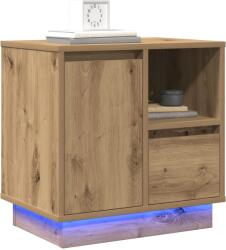 vidaXL Нощен шкаф Дъб 50 x 34, 5 x 50 см. Инженерна дървесина (869592)