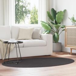 vidaXL Килим HUARTE Антрацит 120 x 170 cm 100% полиестер (4103609)