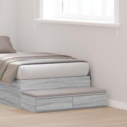 vidaXL Чекмеджета за легло Сив Сонома 75 x 36, 5 x 16, 5 см (866968)