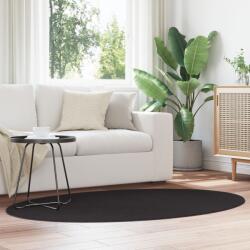 vidaXL Килим HUARTE Черно 120 x 170 cm 100% полиестер (4103651)