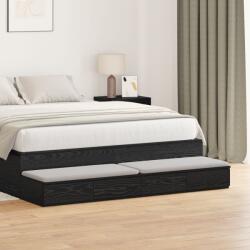 vidaXL Чекмеджета за легло Черния дъб 150 x 36, 5 x 16, 5 см (866956)