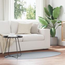 vidaXL Килим HUARTE Сиво 80 x 150 cm 100% полиестер (4103635)