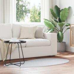 vidaXL Килим HUARTE Сиво 80 x 150 cm Полиестер (4103733)