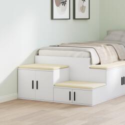 vidaXL Шкаф за съхранение 2 бр. Бяло 127 x 41 x 40 см (866651)
