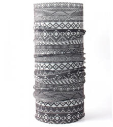 HUSKY Printemp többfunkciós kendő, grey triangle stripes, UNI