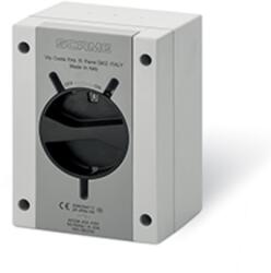 SCAME Intrerupator separatorn40A 3P IP66/IP69 110x150x87mm Y1 IK09 GENERAL GREY/BLACK GW 650°C (590.GE4013)