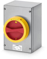 SCAME Intrerupator separatorn80A 3P+SN IP65 150x220x120mm Y4 IK10 EMERGENCY YELLOW/RED SN (SOLID NEUTRAL) (590.SEM8005.SN)