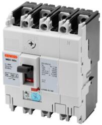 Gewiss MSX 160c - Intrerupator compact tip Usol - Reglaj termic si deblocare magnetica - 25KA 3P+N 125A 525V (GWD9076)