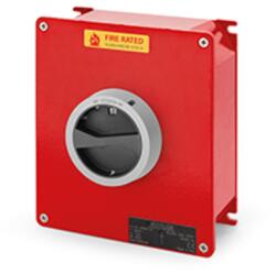 SCAME Intrerupator separatorn20A 3P+N IP66 105x150x82mm IK10 GENERAL GREY/BLACK FIRE RATED (590.F2GE2005)