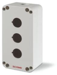 SCAME ENCLOSUREnIP65 75x145x54mm 3 MOD. GREY (590.PR03K)