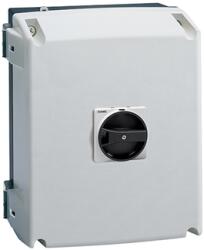 LOVATO Electric IEC/EN TYPE IP65 Cutie ne metalica cu intrerupator rotativ, tetrapolar. WITH ROTATING BLACK HANDLE, 160A (GAZ160T4B)