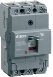 Hager Disjunctor general x160 3P 25kA 100A, termic reglabil (HHA100H)