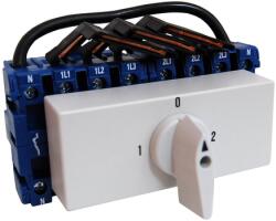 Schrack Comutator modular 4-poli, 40A, 15kW, 1-0-2 (IN882008)