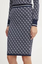 Guess szoknya LISE sötétkék, mini, ceruza fazonú, W4BD53 Z37K0 - sötétkék XS