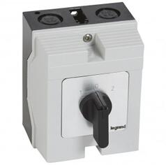 Legrand Intrerupator rotativ- changeover switch cu off - PR 21 - 3P - 25 A - box 96x120 mm (027737)