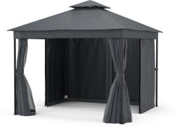 Blumfeldt Mondo Dual pavilon 3x3 dupla tetővel és szúnyoghálóval (GDI17-MondoDual3x3G)