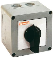 LOVATO Electric Intrerupator rotativ cu came, GN SERIES, P VERSION IN ENCLOSURE WITH ROTATING HANDLE. CHANGEOVER SWITCH, tripolarS - SCHEME 53, 32A (7GN3253P)