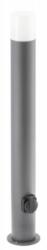GTV Corp de iluminat pentru exterior - CORTA-P 80 garden lamp, E27, MAX. 25W, IP44, AC220-240V, 50-60Hz, socket max. 3000W, bollard, graphite (OS-CORP80G-30)