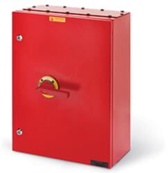 SCAME Intrerupator separatorn400A 6P IP65 800x800x300mm IK10 EMERGENCY YELLOW/RED FIRE RATED (590.FEM40006)