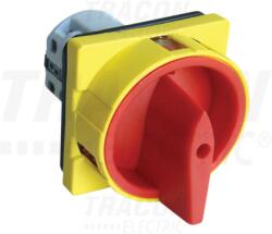 TRACON Intrerupator principal, cu lacat, P-O, in carcasa TKFL-63 400V, 50Hz, 63A, 4P, 18, 5kW, 64×64mm (TKFL-63)