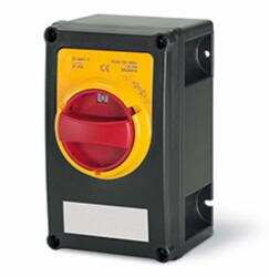 SCAME Intrerupator separatorn40A 3P+N IP66 115x190x128mm Y1 IK10 EMERGENCY YELLOW/RED GW 960°C (590.JEM4005)