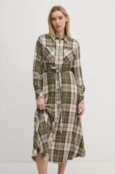 Barbour ruha zöld, midi, harang alakú, LDR0859 - zöld 38