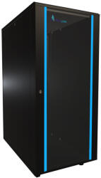 Extralink 27U 600x1000 fekete, álló rack szekrény, rackbe szerelhető