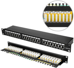 EXTRALINK CAT5e STP V2, patchpanel, 24 port