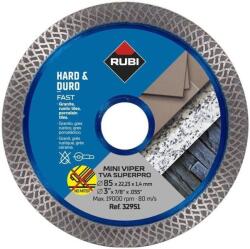 RUBI Disc diamantat mini viper pt. materiale foarte dure 85mm, TVA 85 SuperPro - RUBI-32951 (RUBI-32951) - utildistrib Disc de taiere