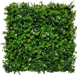  Dekorációs panel műnövény fal Sedum White Flower 100x100cm