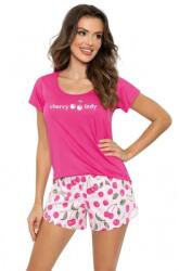 Donna Cherry short pamutpizsama, fukszia, M