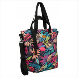 Rovicky Női táska nagyméretű shopper nyári vászon strandtáska (ze-15605-bl)